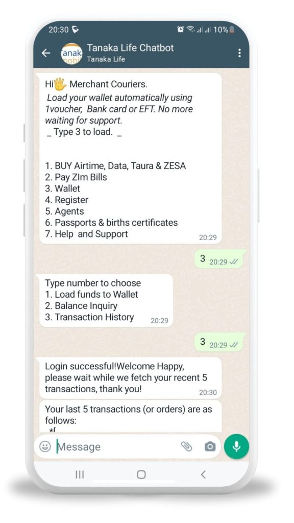Tanaka Life Chatbot